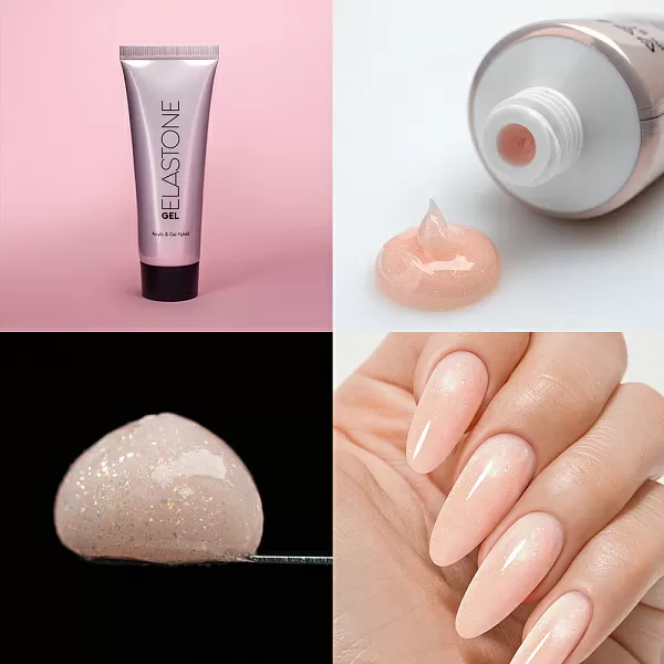 Набор Гибрид акрила и геля ELASTONE GEL 2 оттенка (№6058, №6059) по 18 мл №1290М