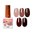 Набор гель-лаков Gel polish (hema free) 5 оттенков (№9896, №9897, №9898, №9899, №9901) по 10 мл, №1309М