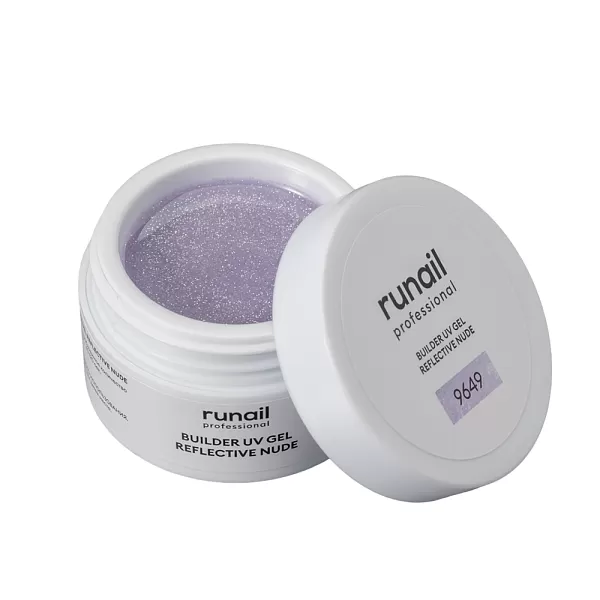 Набор моделирующих светоотражающих УФ-гелей BUILDER UV GEL REFLECTIVE NUDE 5 оттенков (№9647, №9648, №9649, №9650, №9651) по 15 г, №1314М