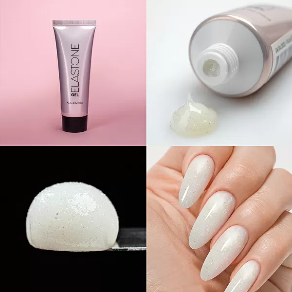 Набор Гибрид акрила и геля ELASTONE GEL 2 оттенка (№6058, №6059) по 18 мл №1290М