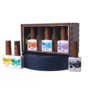 Набор Hema Free Gel Polish в деревянной коробке №8996