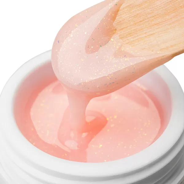 Моделирующий УФ-гель с хлопьями Юки BUILDER UV GEL YUKI, 15 г №8560