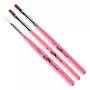 Набор кистей ICON для маникюра 3шт, синтетика №МП1024