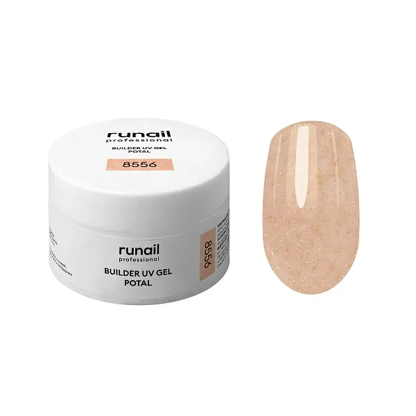 Моделирующий УФ-гель с поталью BUILDER UV GEL POTAL, 15 г №8556