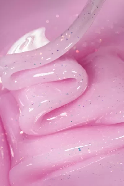 Набор моделирующих УФ-гелей с хлопьями Юки BUILDER UV GEL YUKI 3 оттенка (№8559, №8562, №8563) по 15 г, №9514