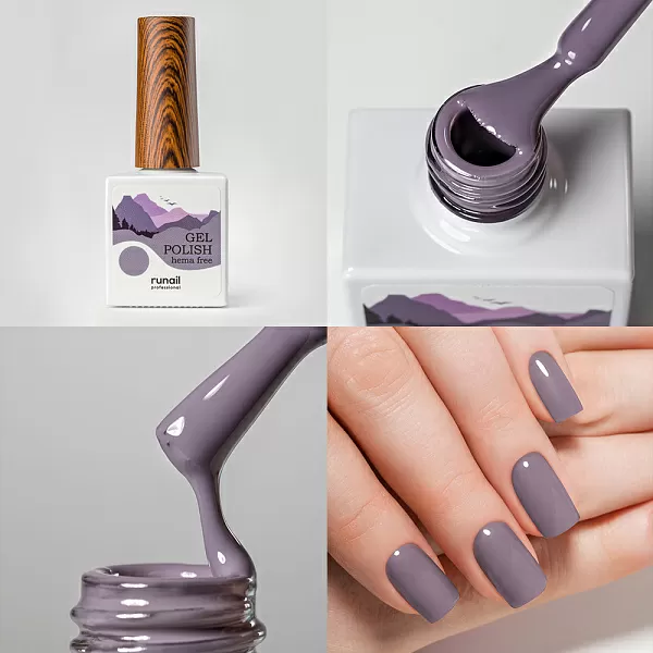 Набор гель-лаков Gel polish (hema free) 5 оттенков (№9882, №9888, №9889, №9895, №9900) по 10 мл, №1310М