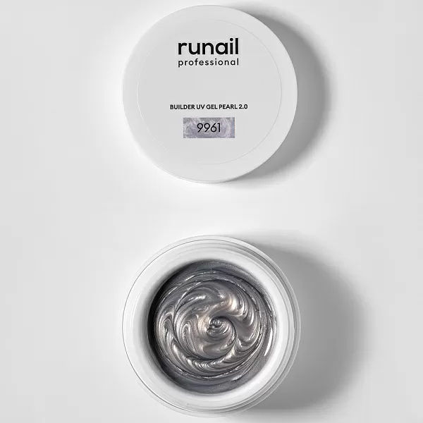 Моделирующий УФ-гель c жемчужным эффектом BUILDER UV GEL PEARL 2.0, 15г №9961