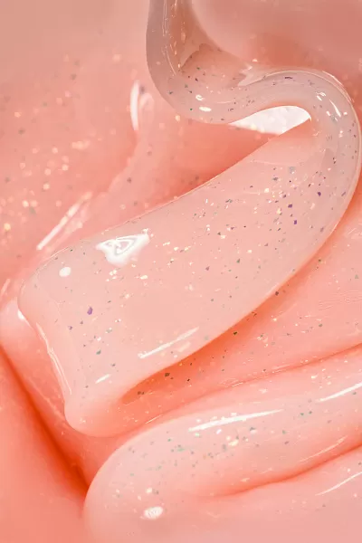 Набор моделирующих УФ-гелей с хлопьями Юки BUILDER UV GEL YUKI 5 оттенков (№8559, №8560, №8561, №8562, №8563) по 15 г, №9515