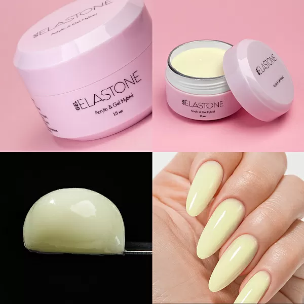 Набор Гибрид акрила и геля ELASTONE GEL 2 оттенка (№3945, №3946) по 15 мл №1292М