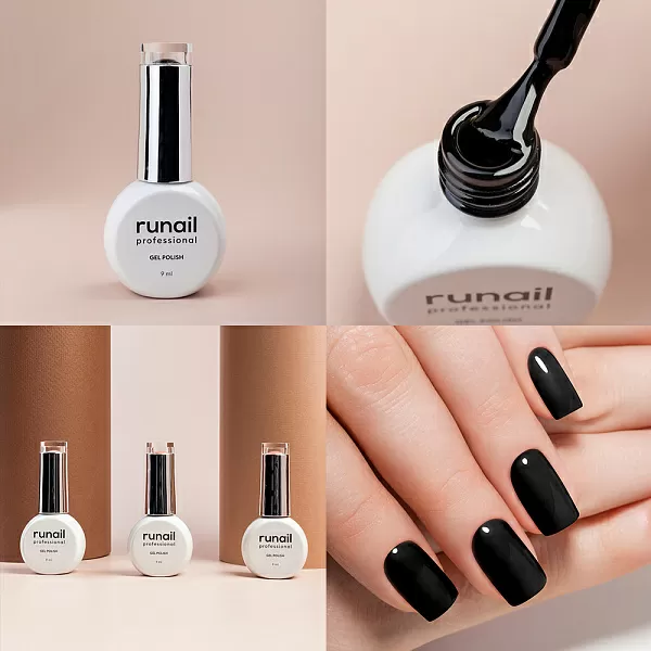 Набор гель-лаков "runail GEL POLISH" 2 оттенка (№7880, №8940) по 9 мл, №9521