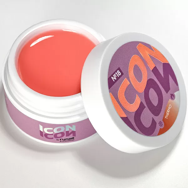 Моделирующий УФ-гель THERMO ICON, 15 г, тон №18