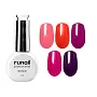 Набор гель-лаков "runail GEL POLISH" 5 оттенков (№7907, №7912, №8925, №9209, №9213) по 9 мл, №1268М
