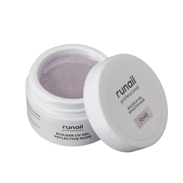 Набор моделирующих светоотражающих УФ-гелей BUILDER UV GEL REFLECTIVE NUDE 5 оттенков (№9647, №9648, №9649, №9650, №9651) по 15 г, №1314М