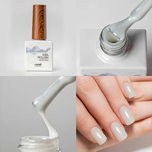 Набор гель-лаков Gel polish (hema free) 5 оттенков (№9883, №9884, №9886, №9890, №9891) по 10 мл, №1311М