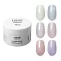 Набор моделирующих УФ-гелей c шиммером BUILDER UV GEL AURORA SHINE 6 оттенков (№9822, №9823, №9824, №9825, №9826, №9827) по 15 г, №1271М