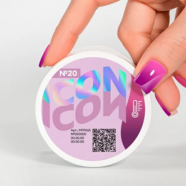 Моделирующий УФ-гель THERMO ICON, 15 г, тон №20