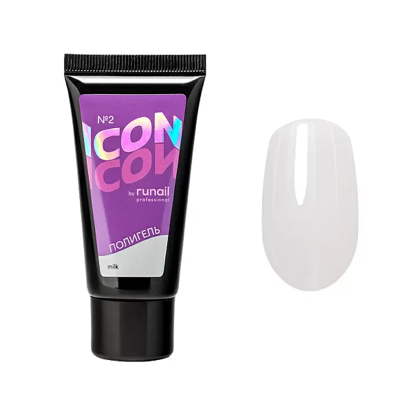 Полигель для наращивания ногтей ICON by Runail Professional, 30 г тон №2
