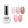 Набор гель-лаков "runail GEL POLISH" 5 оттенков (№7882, №7895, №7897, №7900, №7901) по 9 мл, №1132М