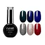 Набор гель-лаков "runail GEL POLISH" 6 оттенков (№9225, №9226, №9227, №9228, №9229, №9230) по 9 мл, №1263М