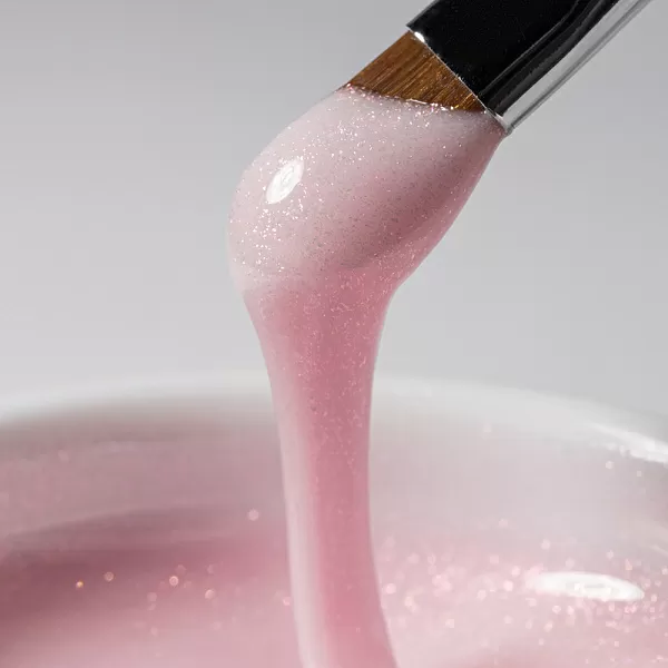 Моделирующий УФ-гель c шиммером BUILDER UV GEL AURORA SHINE, 15г №9826