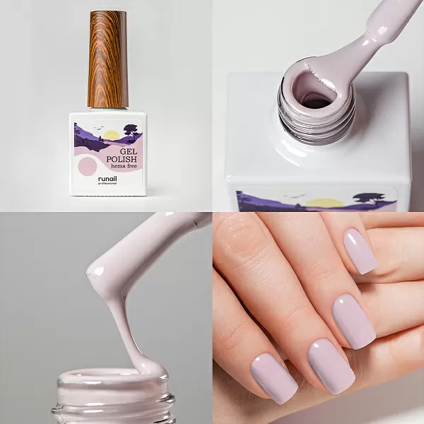 Набор гель-лаков Gel polish (hema free) 5 оттенков (№9882, №9888, №9889, №9895, №9900) по 10 мл, №1310М