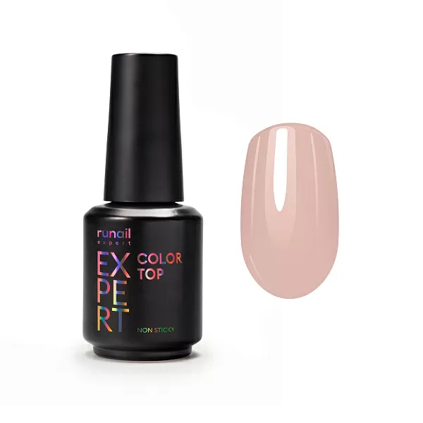 Топ цветной Top Color Non Sticky Runail Expert №155, 18мл флакон