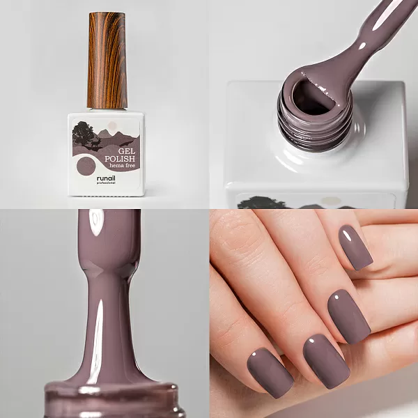 Набор гель-лаков Gel polish (hema free) 5 оттенков (№9883, №9884, №9886, №9890, №9891) по 10 мл, №1311М