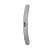 Профессиональная пилка для искусственных ногтей (серая, бумеранг, 150/150) №0246